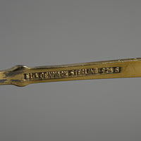 Danish Sterling Enamel Coffee Spoons Set Of 6