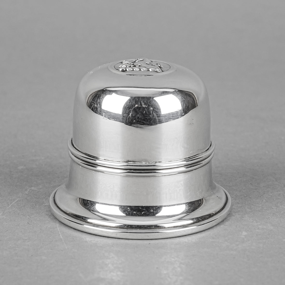 BIRKS Regency Plate Silverplate Domed Ring Box