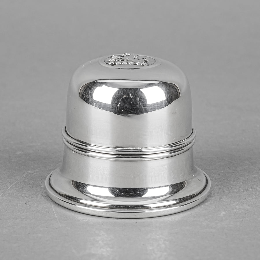 BIRKS Regency Plate Silverplate Domed Ring Box