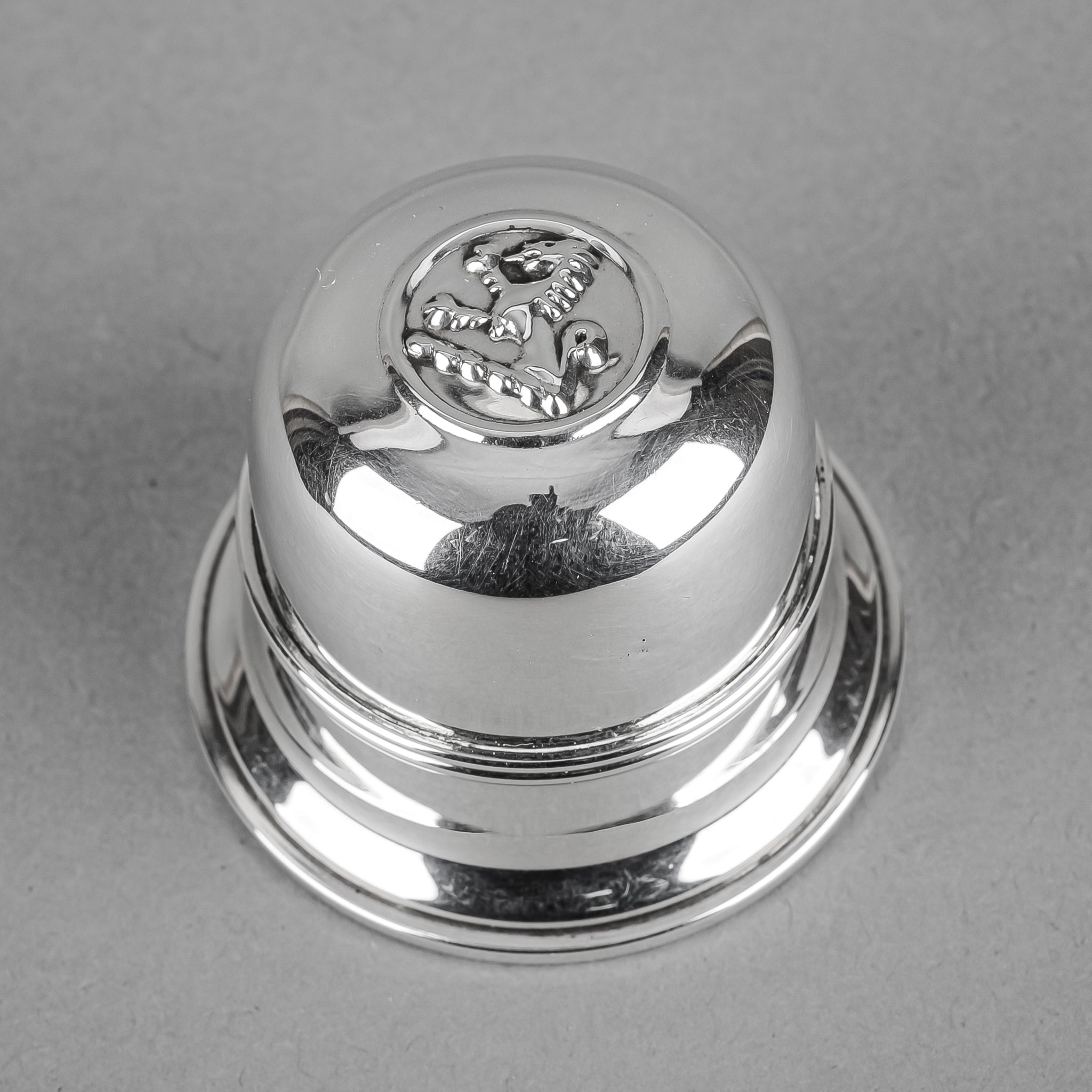 BIRKS Regency Plate Silverplate Domed Ring Box - Around The Block