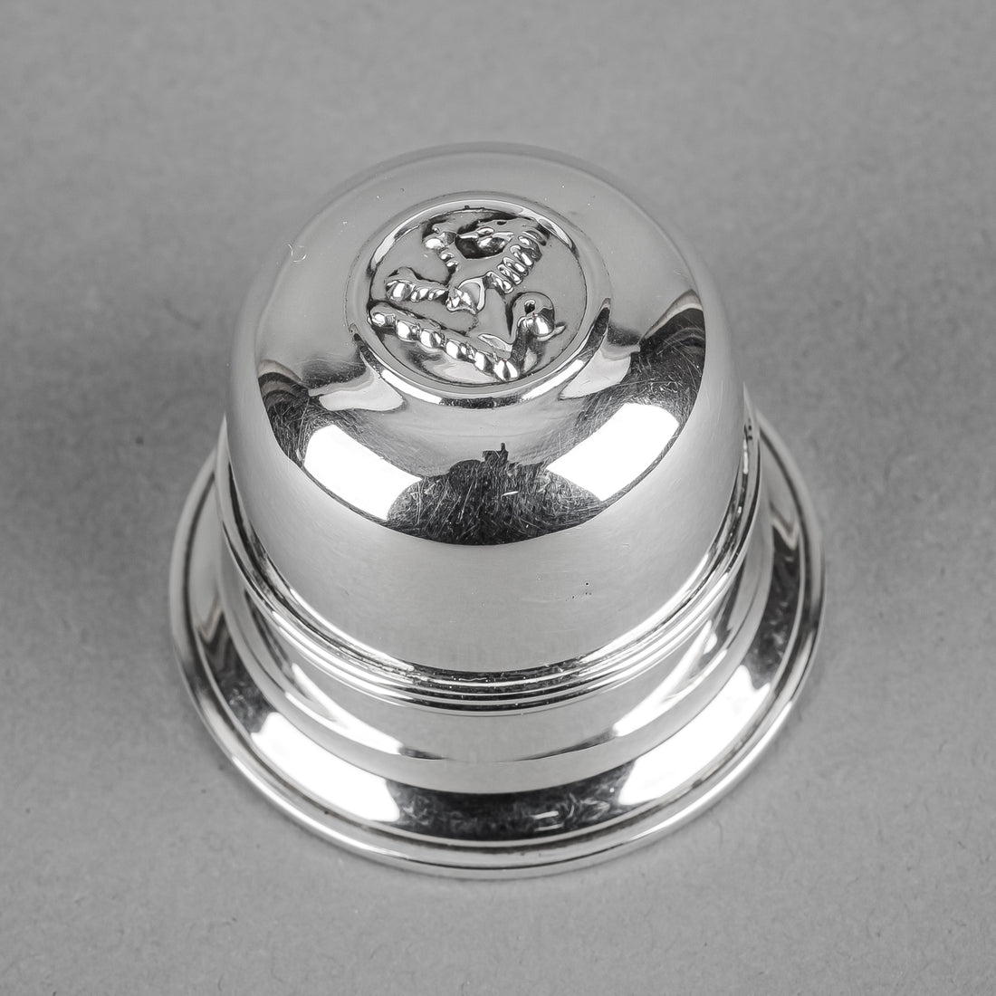 BIRKS Regency Plate Silverplate Domed Ring Box