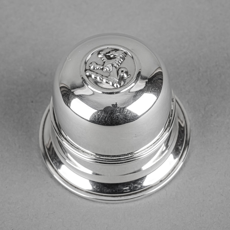 BIRKS Regency Plate Silverplate Domed Ring Box