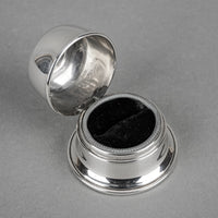 BIRKS Regency Plate Silverplate Domed Ring Box