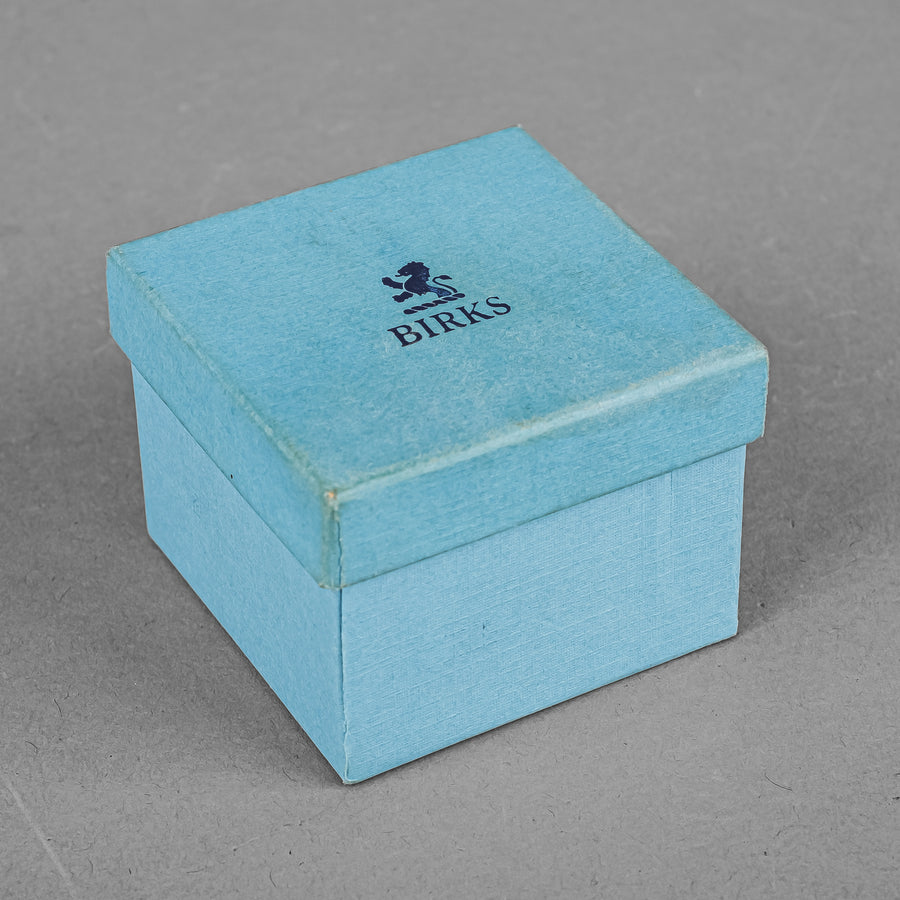 BIRKS Sterling Domed Ring Box