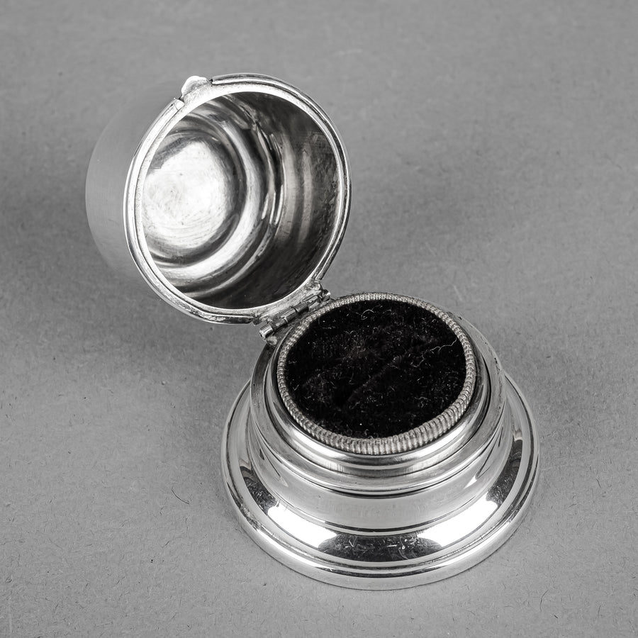 BIRKS Sterling Domed Ring Box