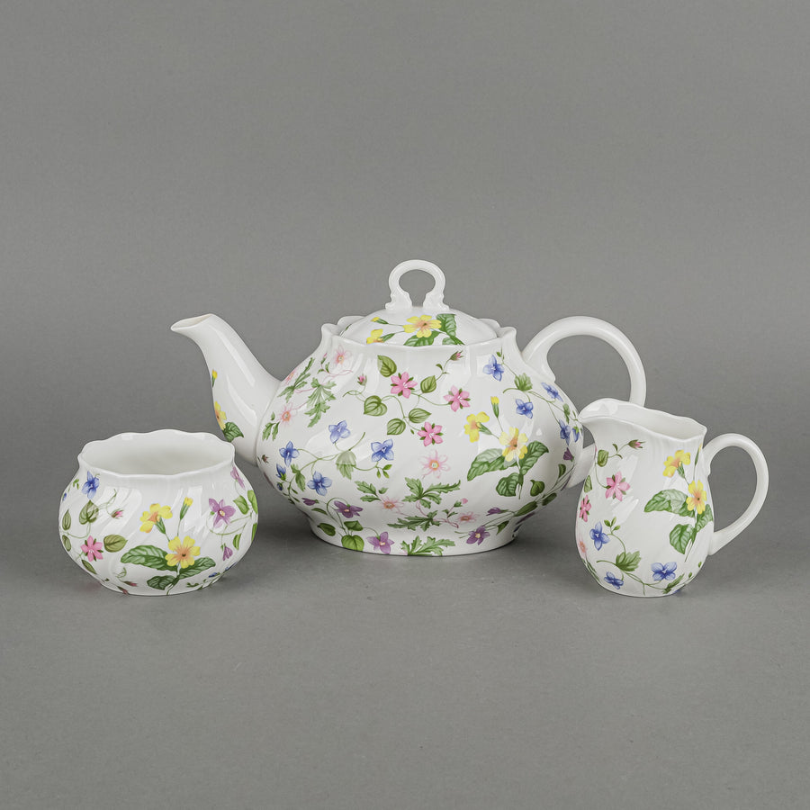 QUEENS Country Meadow Tea Service 4 Pieces