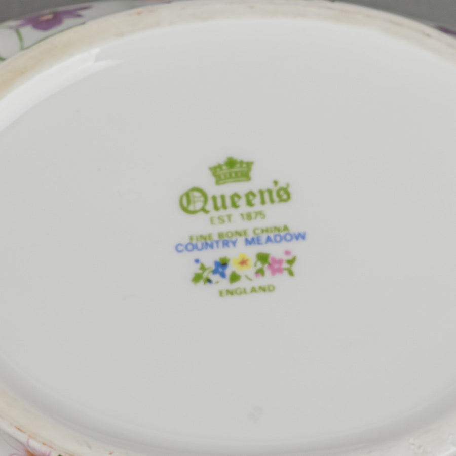 QUEENS Country Meadow Tea Service 4 Pieces