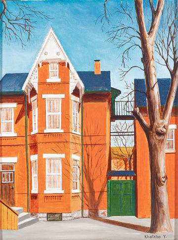 Khatcho Yazedjian (Canadian 1940) "Shuter & Trefann St. Toronto