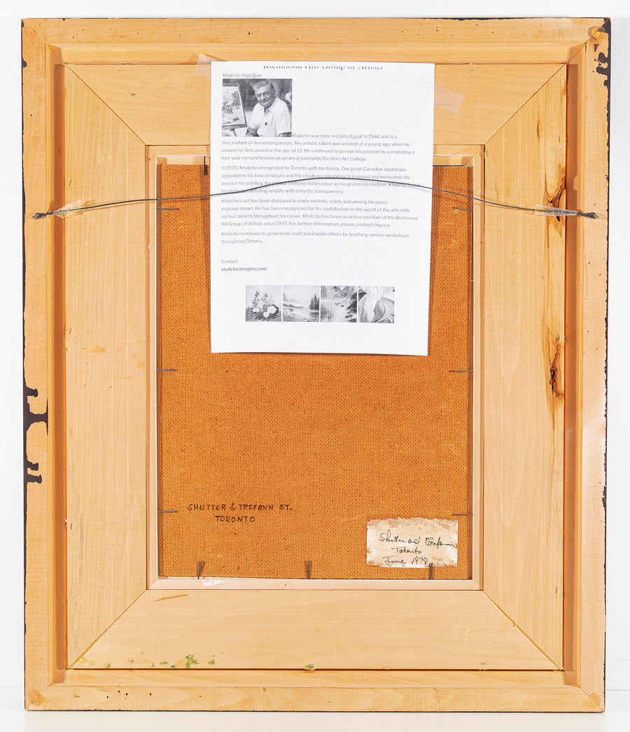 Khatcho Yazedjian (Canadian 1940) "Shuter & Trefann St. Toronto