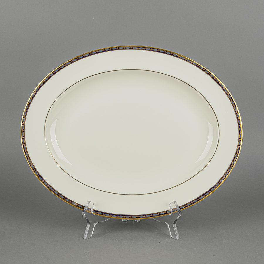 MINTON St James Serveware 2 Pieces - Platter And Oval Serving Bowl