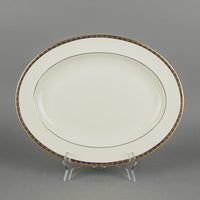 MINTON St James Serveware 2 Pieces Platter And Oval Serving Bowl