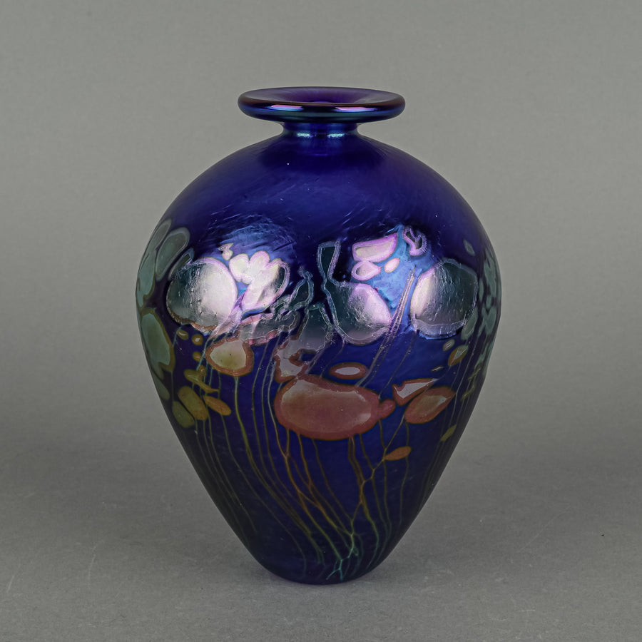 ROBERT HELD Iridescent Art Glass Vase