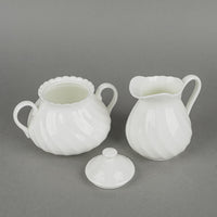 WEDGWOOD Candlelight White Tea Set 11 Pieces