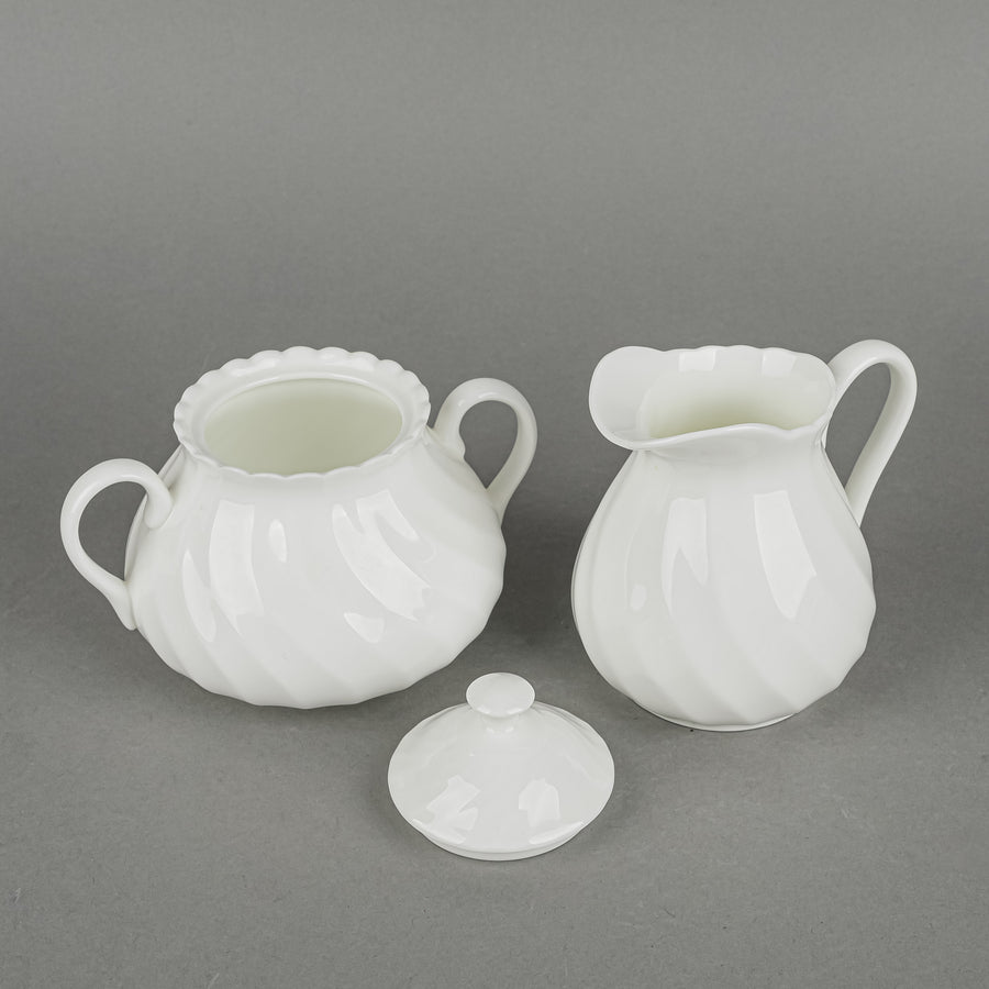WEDGWOOD Candlelight White Tea Set 11 Pieces