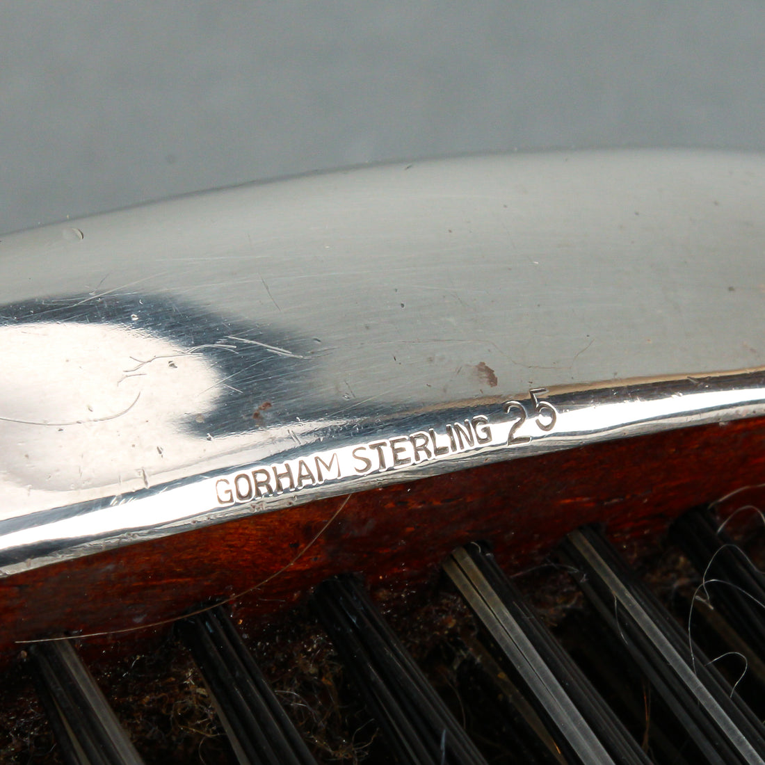 GORHAM Sterling Silver Men's Hairbrush