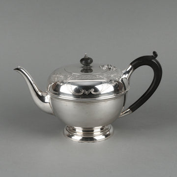 BIRKS Sterling Silver Engraved Teapot