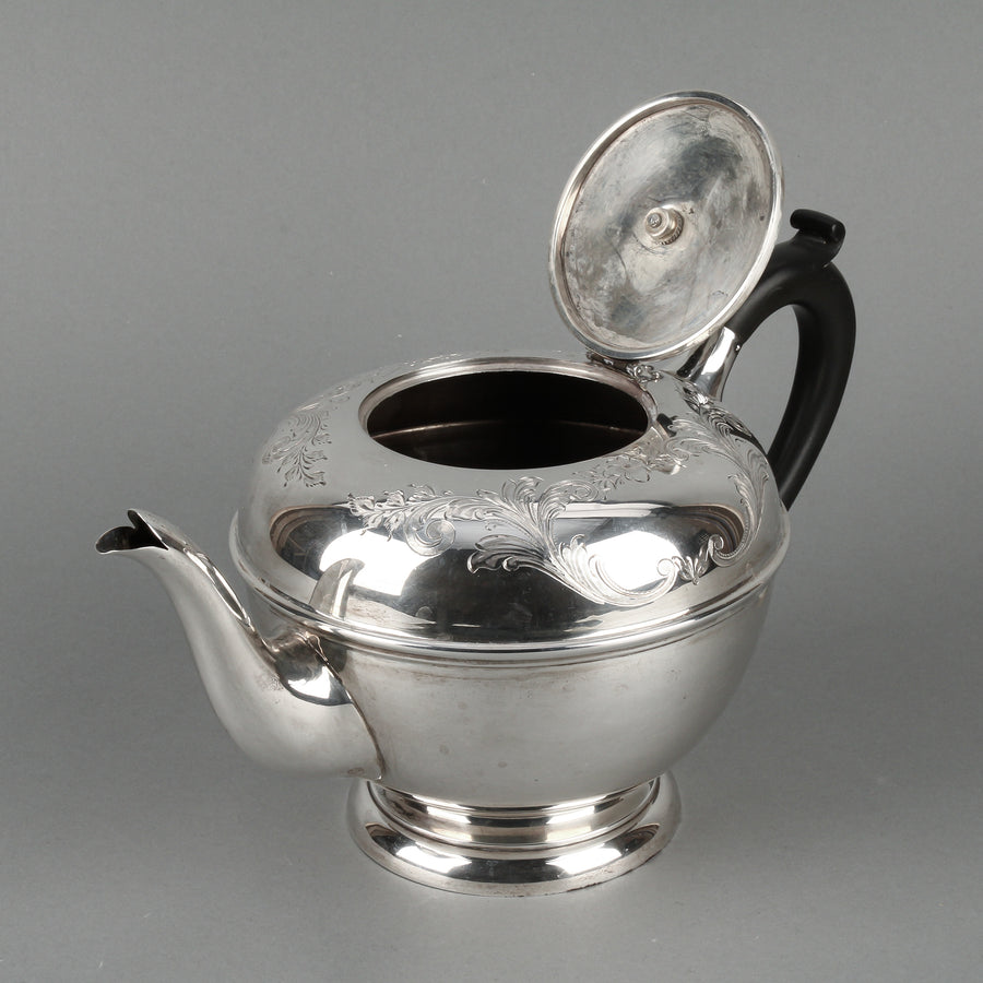BIRKS Sterling Silver Engraved Teapot