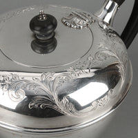 BIRKS Sterling Silver Engraved Teapot