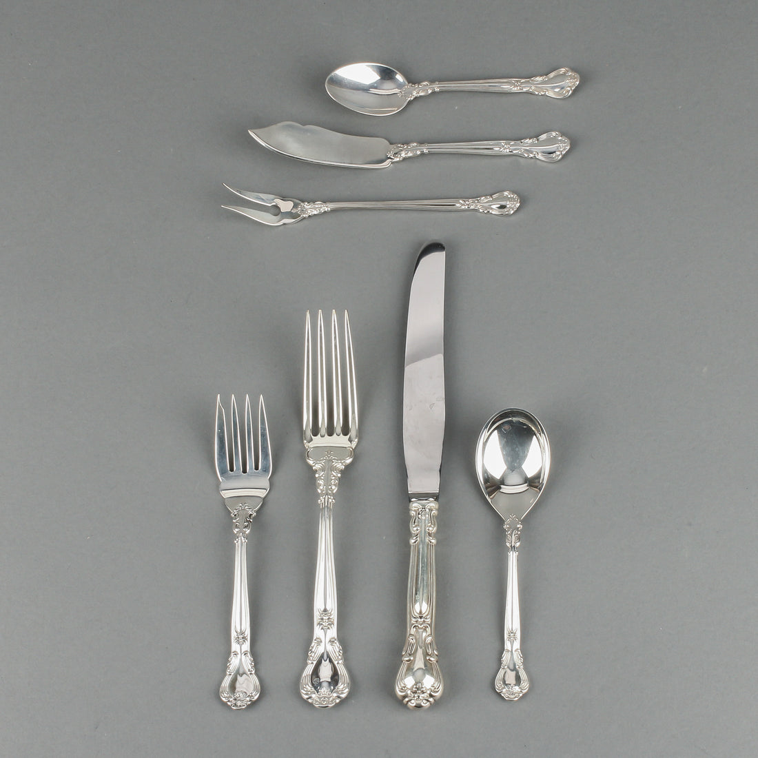 BIRKS Chantilly Sterling Silver Flatware - 26 Pieces
