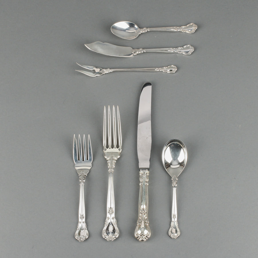 BIRKS Chantilly Sterling Silver Flatware - 26 Pieces