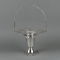 JOSIAH WILLIAMS & CO. For Birks Sterling Silver Flower Basket Vase