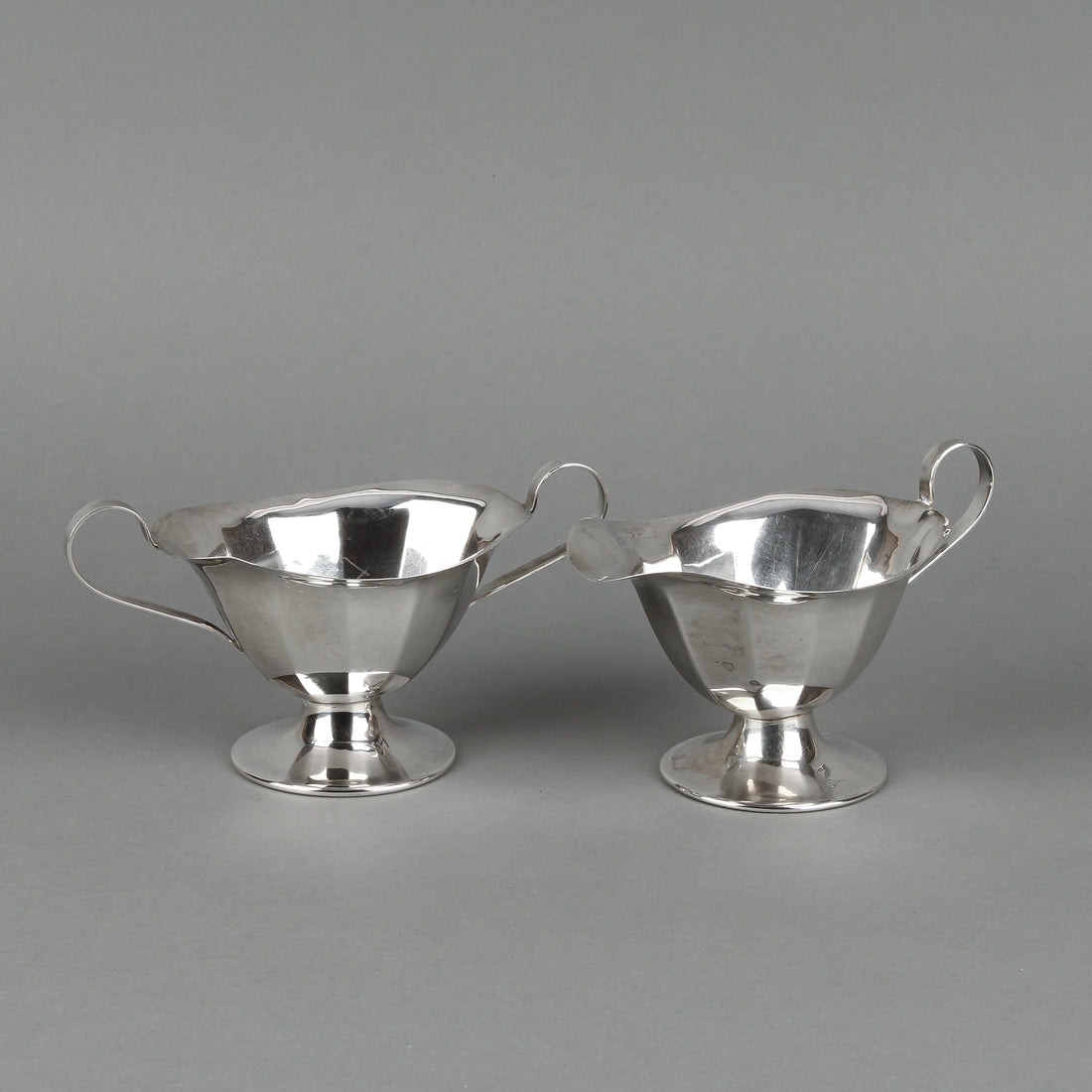 INTERNATIONAL Sterling Silver Footed Cream & Open Sugar