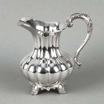 BIRKS Melon Shape Sterling Silver Water Pitcher