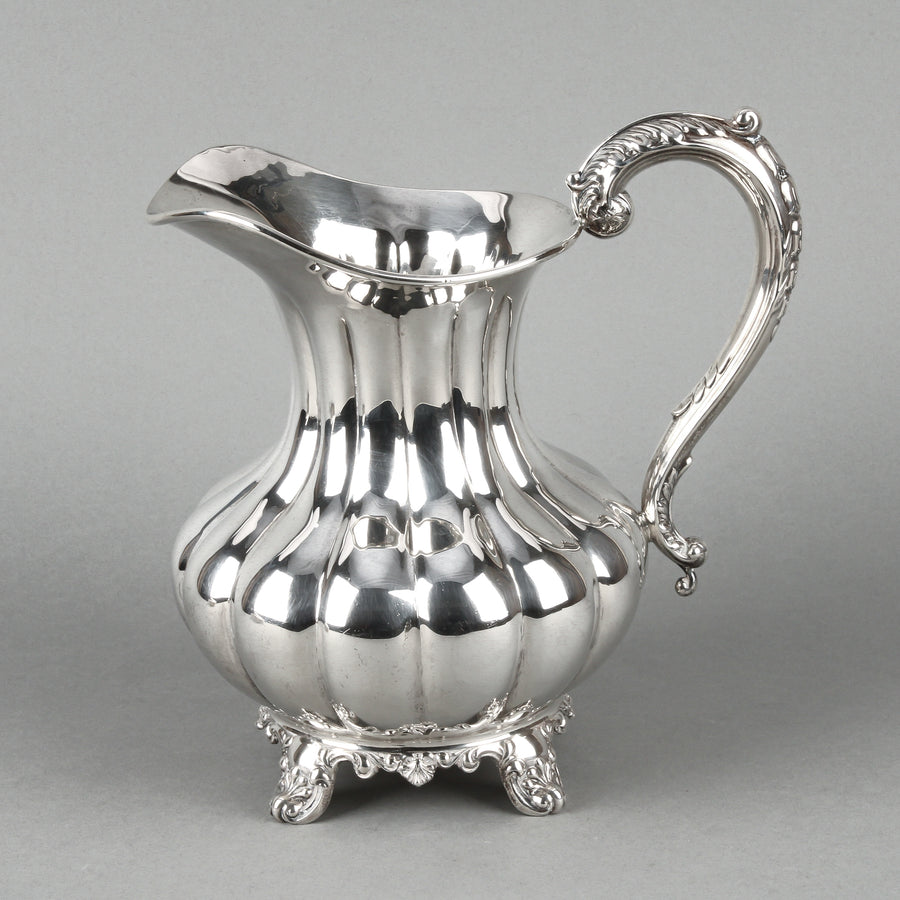 BIRKS Melon Shape Sterling Silver Water Pitcher