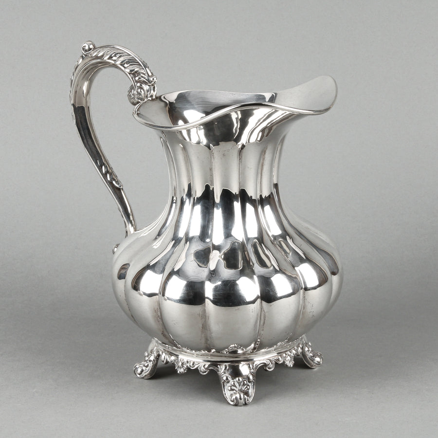 BIRKS Melon Shape Sterling Silver Water Pitcher