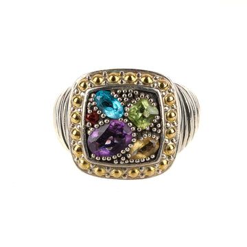 EFFY 925 18K Multi Gemstone Ring