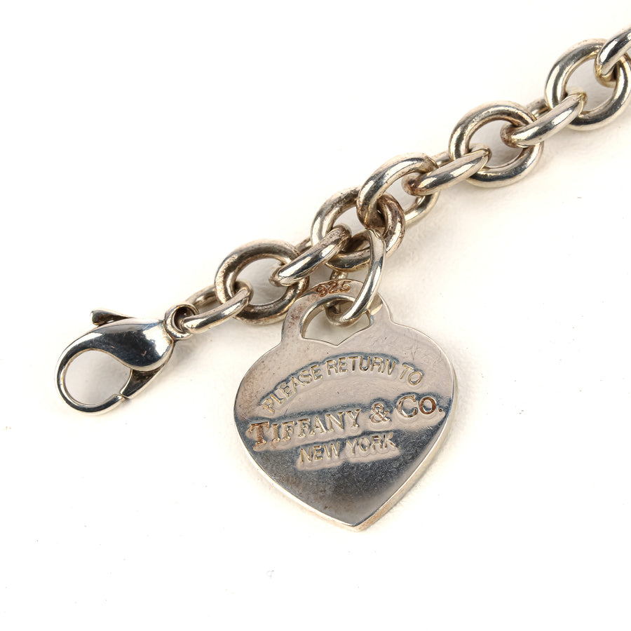 TIFFANY & CO Sterling Silver Return to Tiffany Heart Tag Bracelet