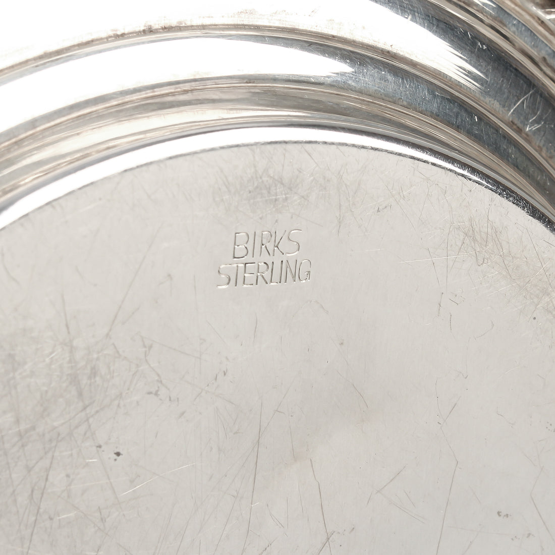 BIRKS Sterling Silver Butter Dish/Wine Coaster