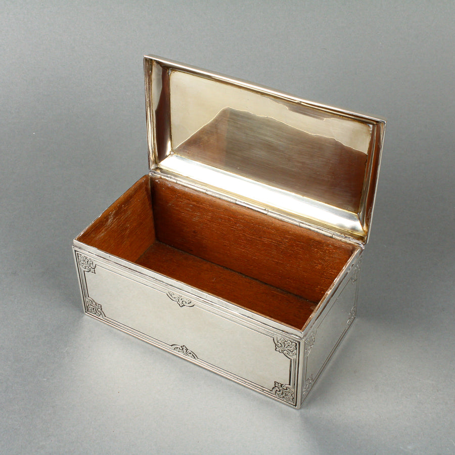 THE SWEETSER CO. Sterling Silver Cigar Box