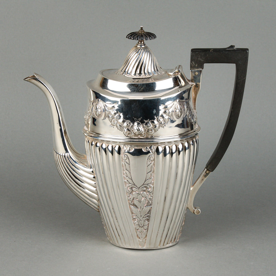 JOHN ROUND & SON Sterling Silver Coffee Pot