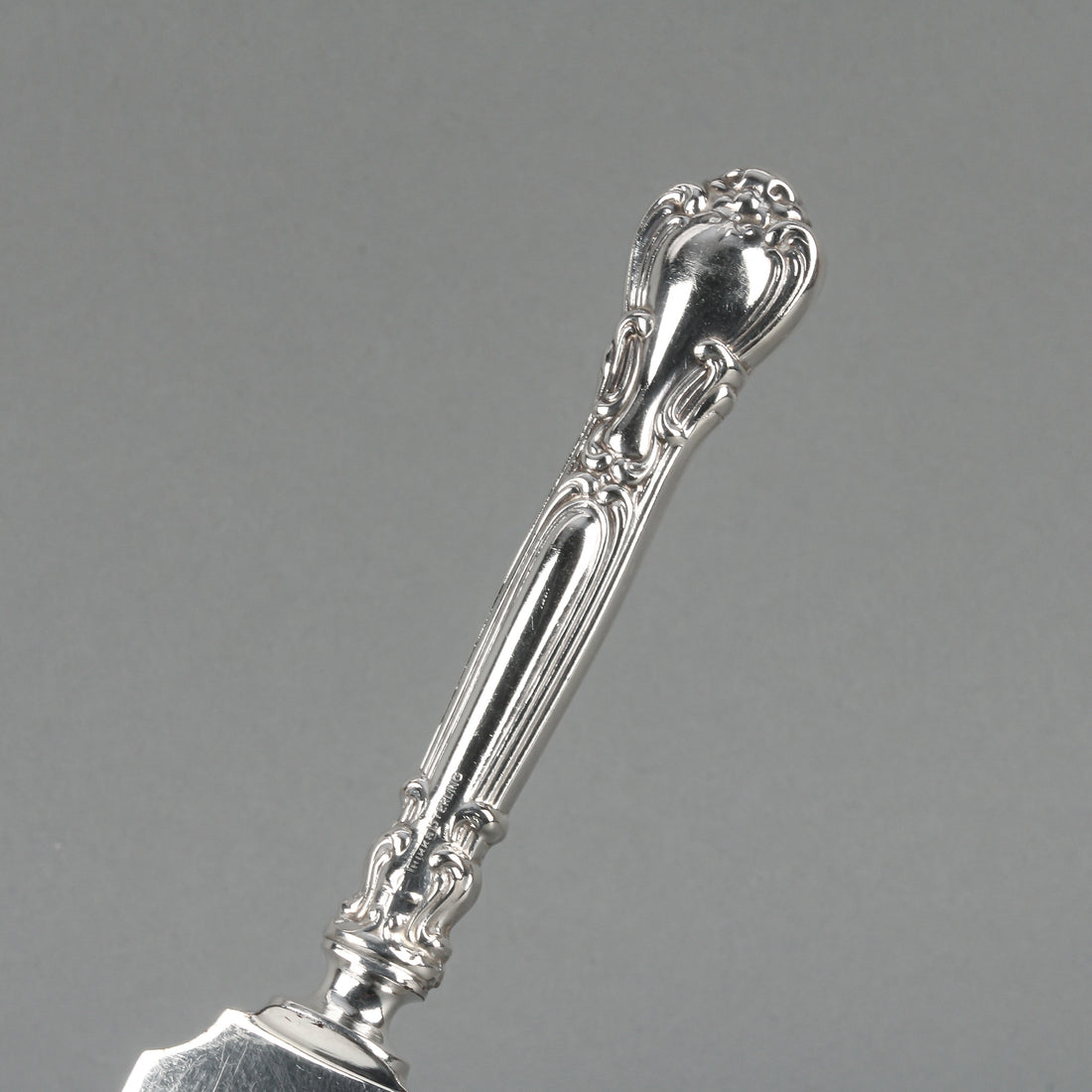 BIRKS Chantilly Sterling Silver Handle Silverplate Dessert Server