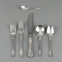 NORTHUMBRIA Normandy Rose Sterling Silver Flatware - 35 Pieces