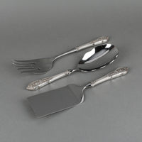 WALLACE Rose Point Sterling Silver Flatware - 12 Place Settings +