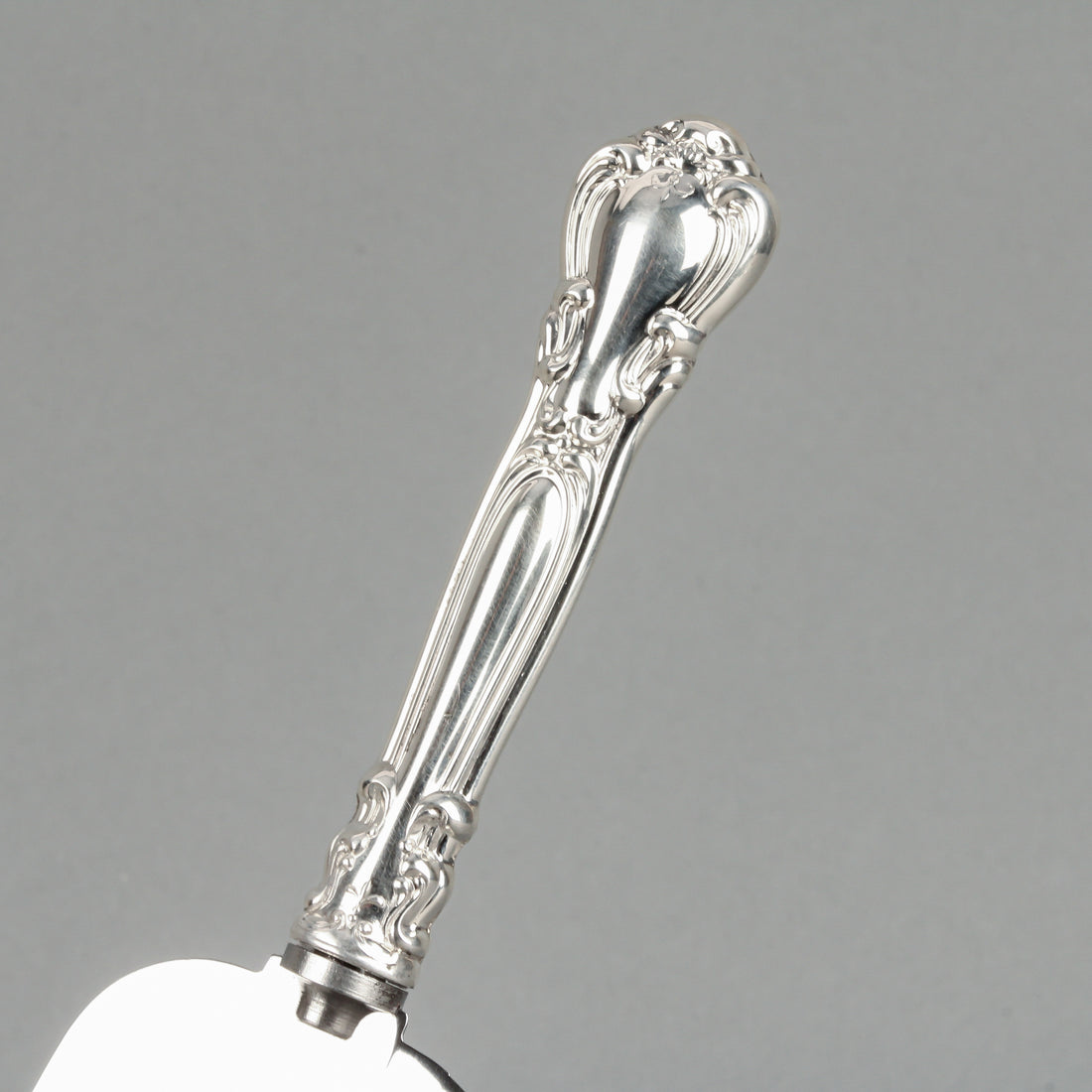 BIRKS Chantilly Sterling Silver Handle Stainless Steel Dessert Server