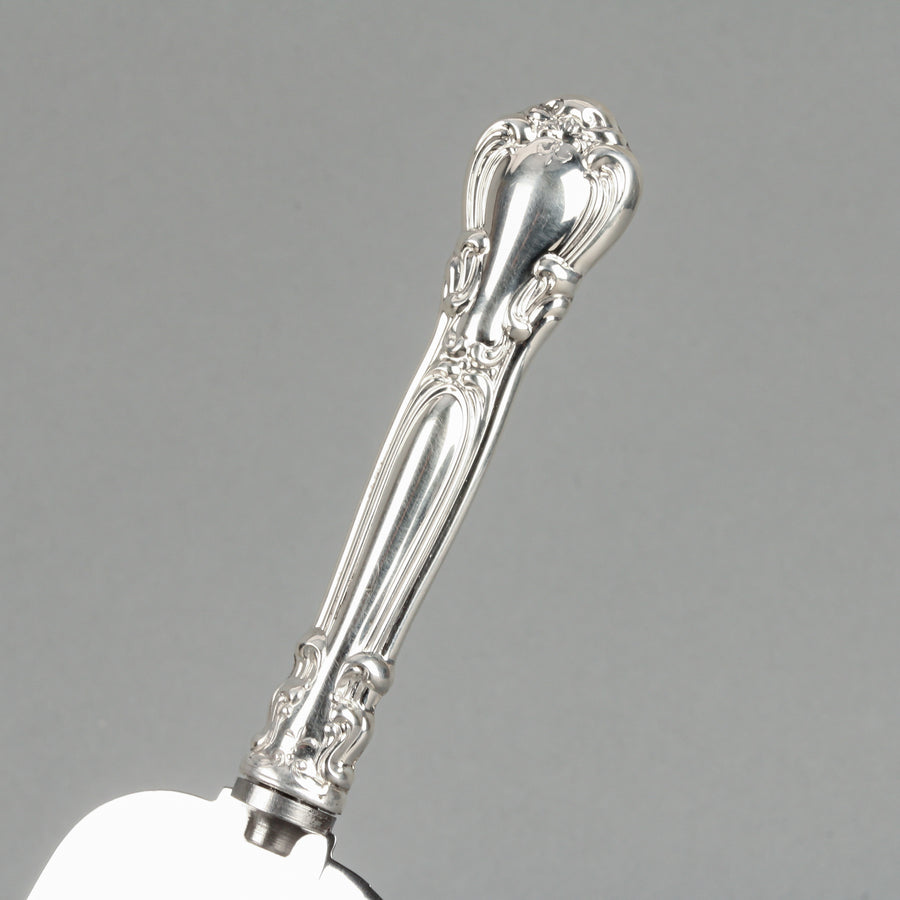 BIRKS Chantilly Sterling Silver Handle Stainless Steel Dessert Server