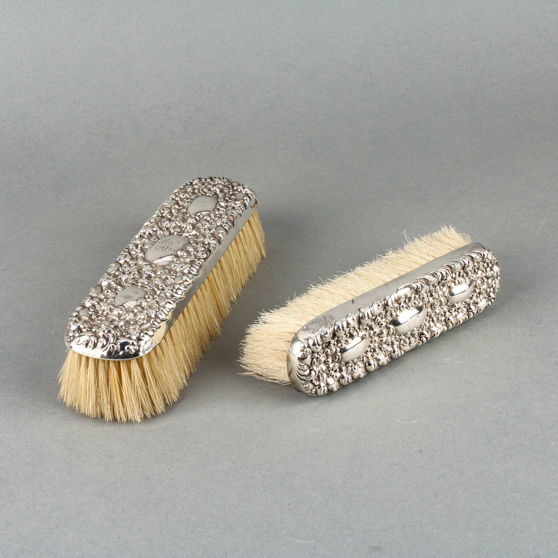 UNGER BROS. Sterling Silver Ladies Clothes Brushes - Set of 2