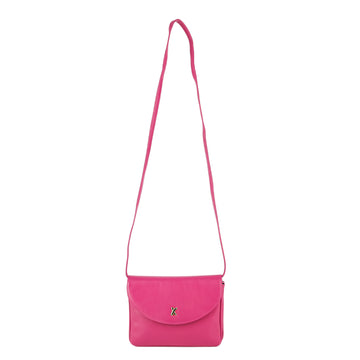 PALOMA PICASSO Fuchsia Leather Crossbody Bag