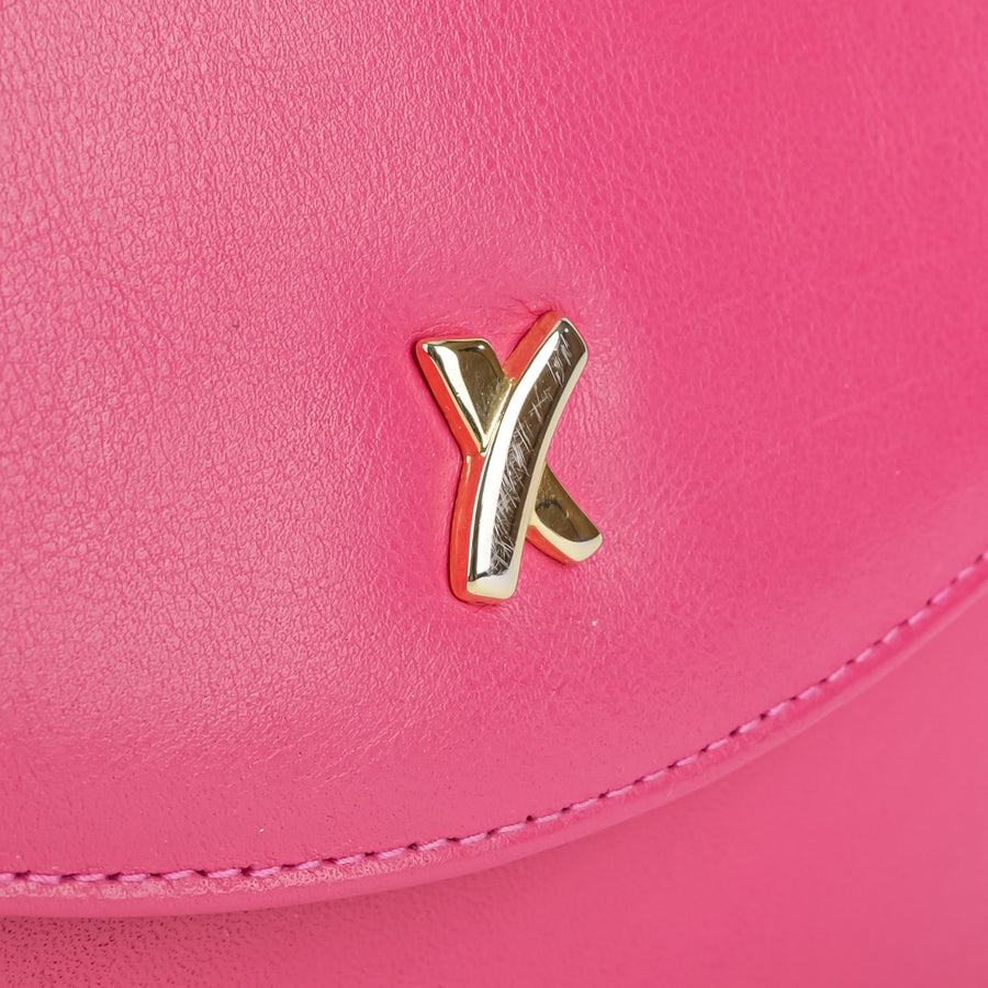 PALOMA PICASSO Fuchsia Leather Crossbody Bag