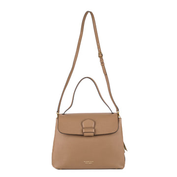 BURBERRY Medium Camberley Dark Sand Leather Handbag