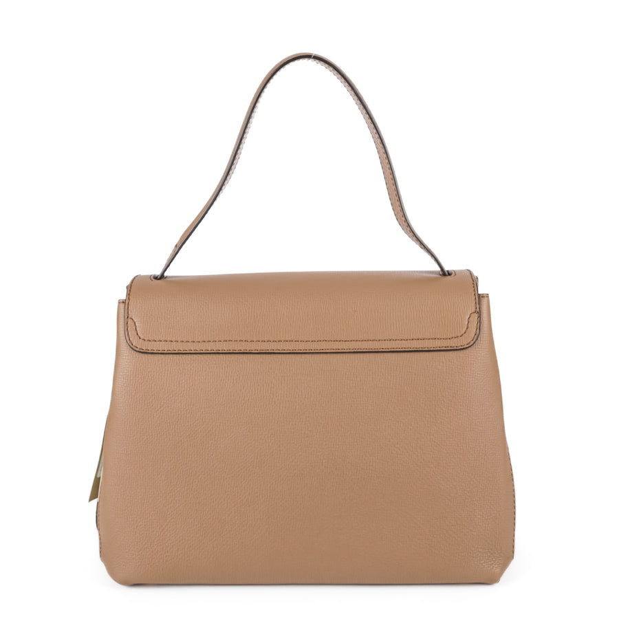 BURBERRY Medium Camberley Dark Sand Leather Handbag