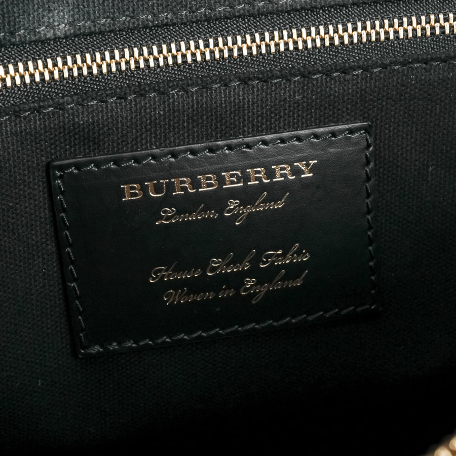 BURBERRY Medium Camberley Dark Sand Leather Handbag
