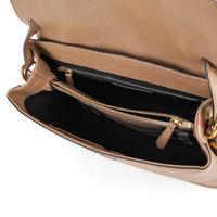 BURBERRY Medium Camberley Dark Sand Leather Handbag