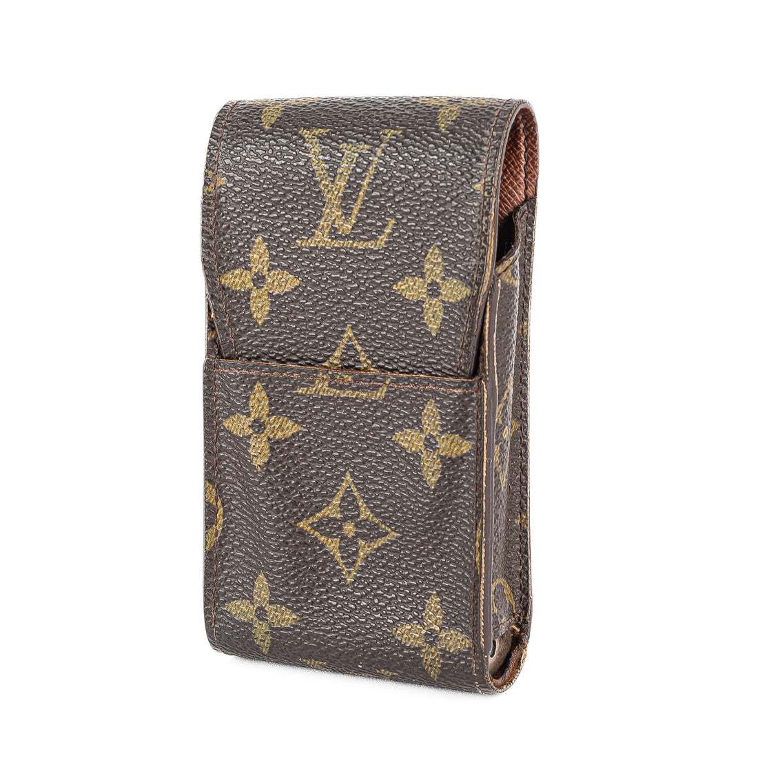 LOUIS VUITTON Vintage Monogram Canvas Cigarette & Lighter Case