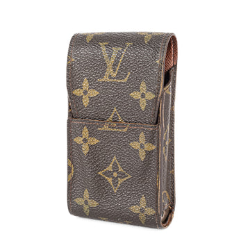 LOUIS VUITTON Vintage Monogram Canvas Cigarette & Lighter Case