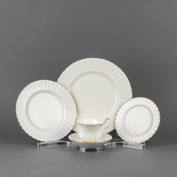 ROYAL ALBERT Val D'or 4 Place Settings