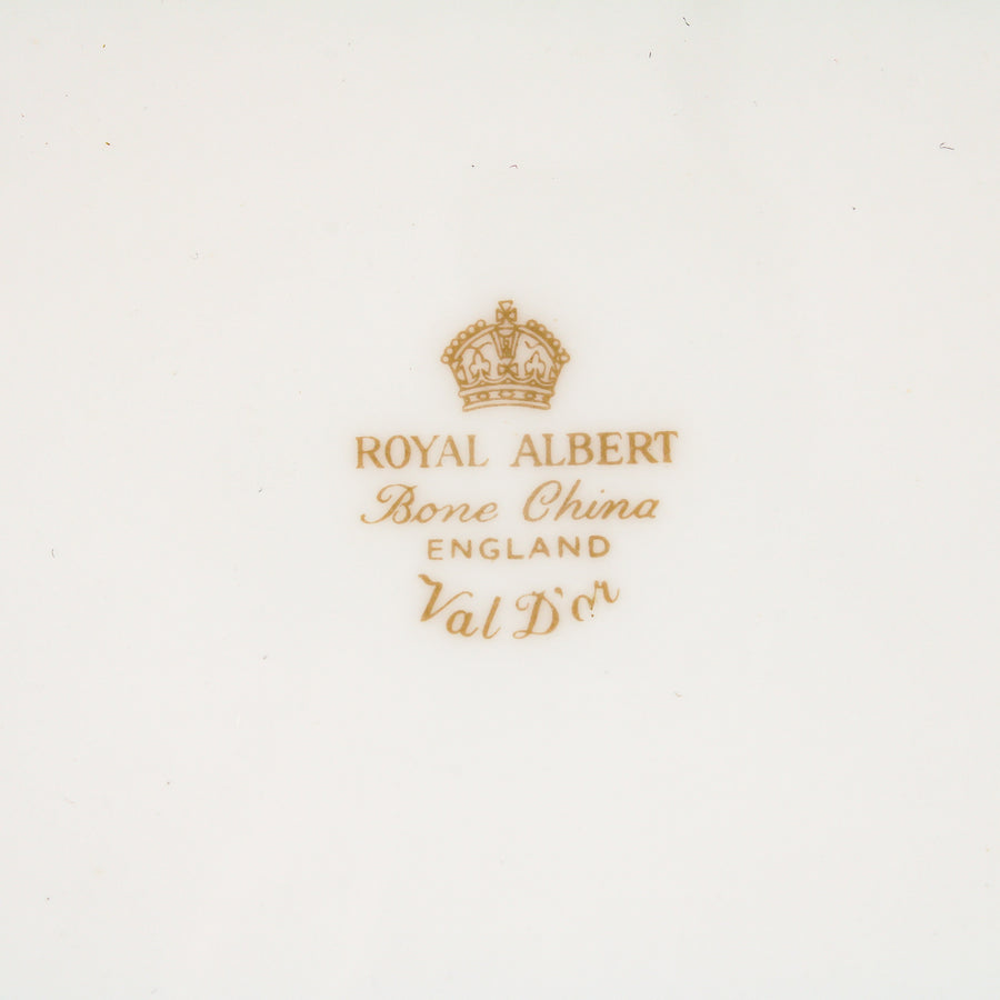 ROYAL ALBERT Val D'or 4 Place Settings